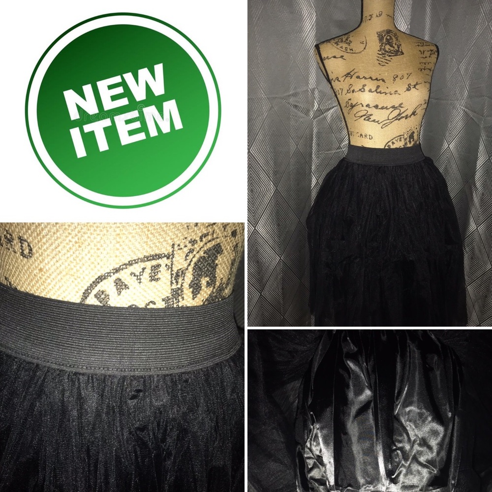 Tulle Skirt w/elastic waistband